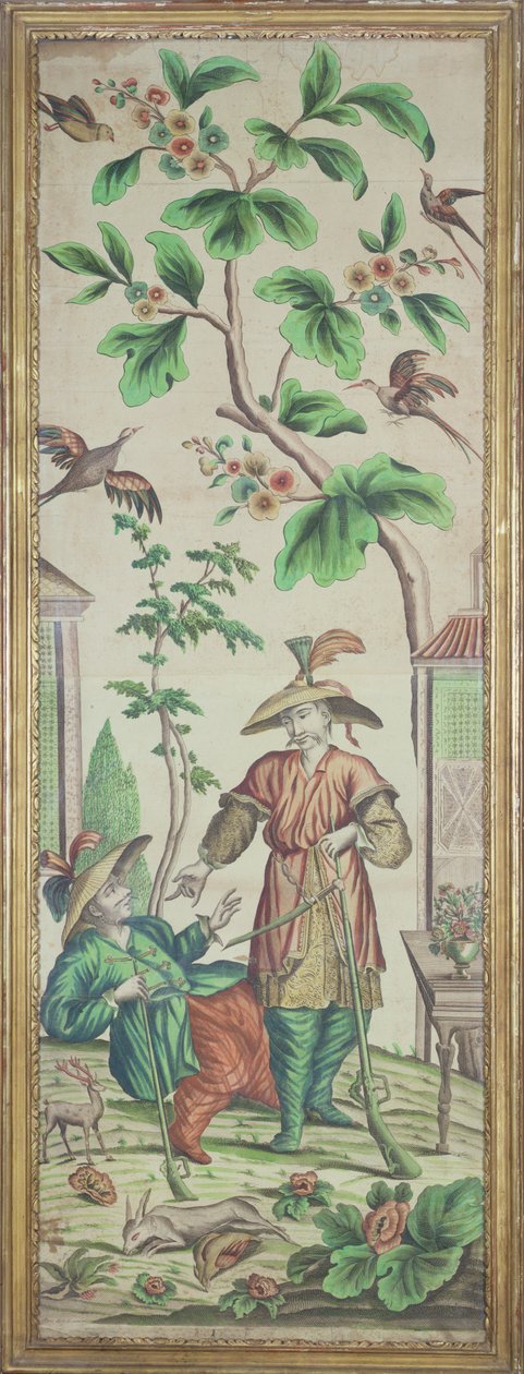 Carta da parati Chinoiserie da French School