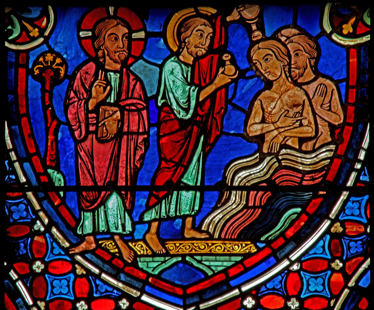 Cristo benedice gli apostoli da French School