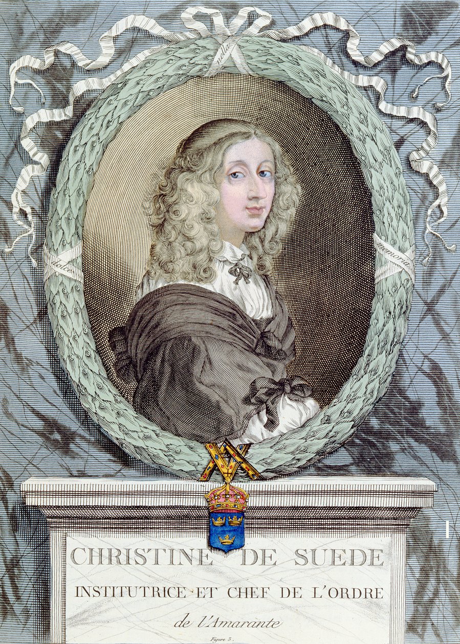 Cristina, regina di Svezia, fondatrice e capo dell