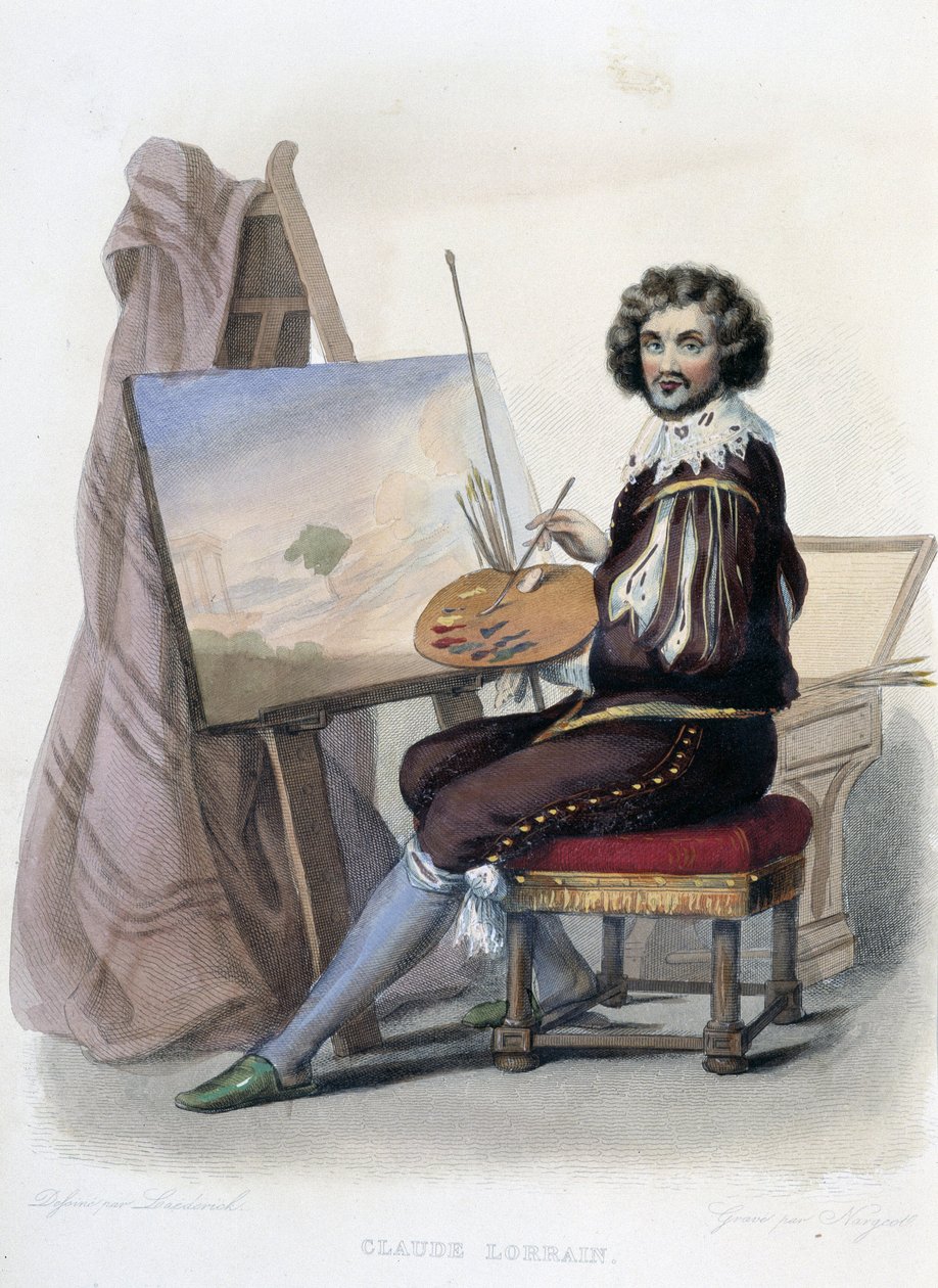 Claude Gellée detto Lorrain (1600-1682) pittore francese in 