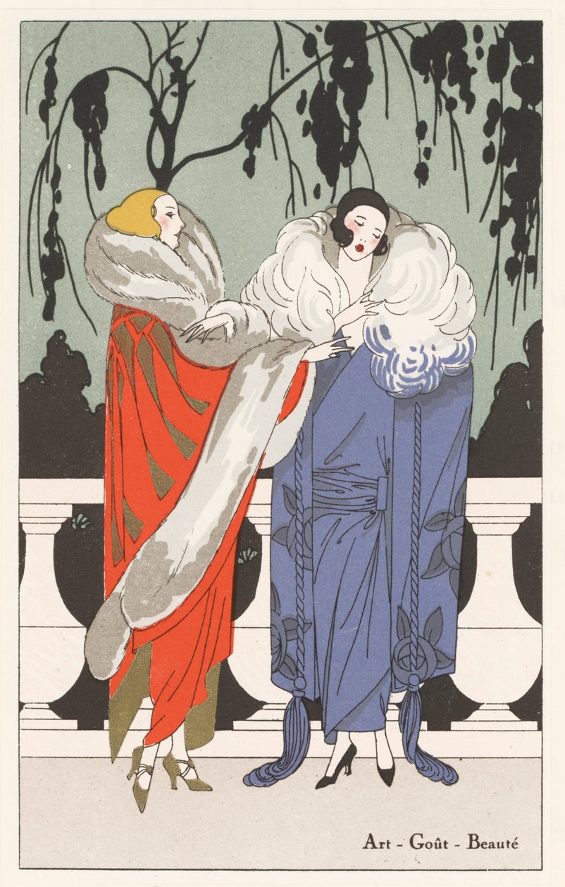 Cappotto fashion design di Edward Molyneux da French School