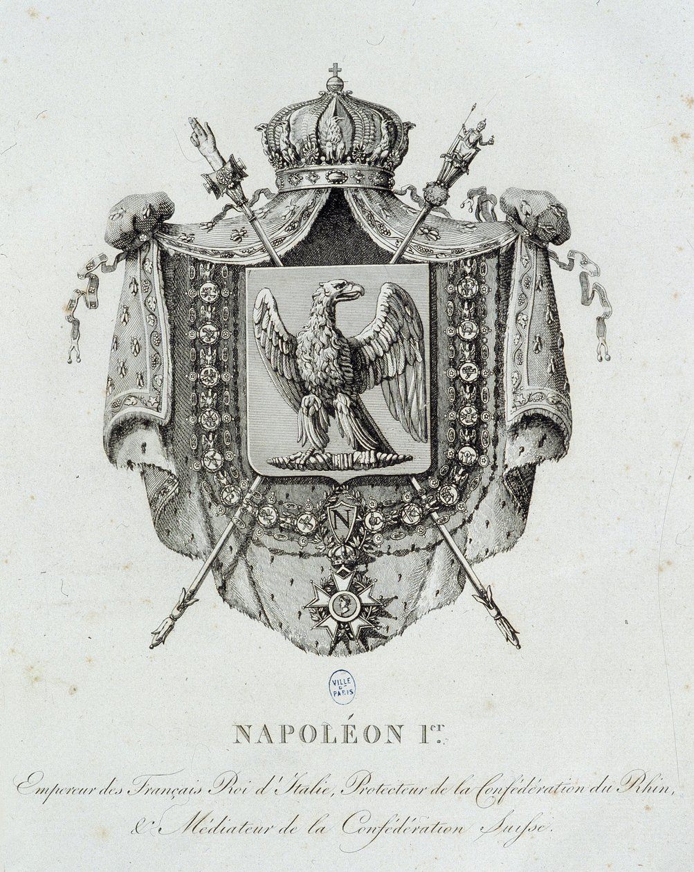Stemma di Napoleone I - in 