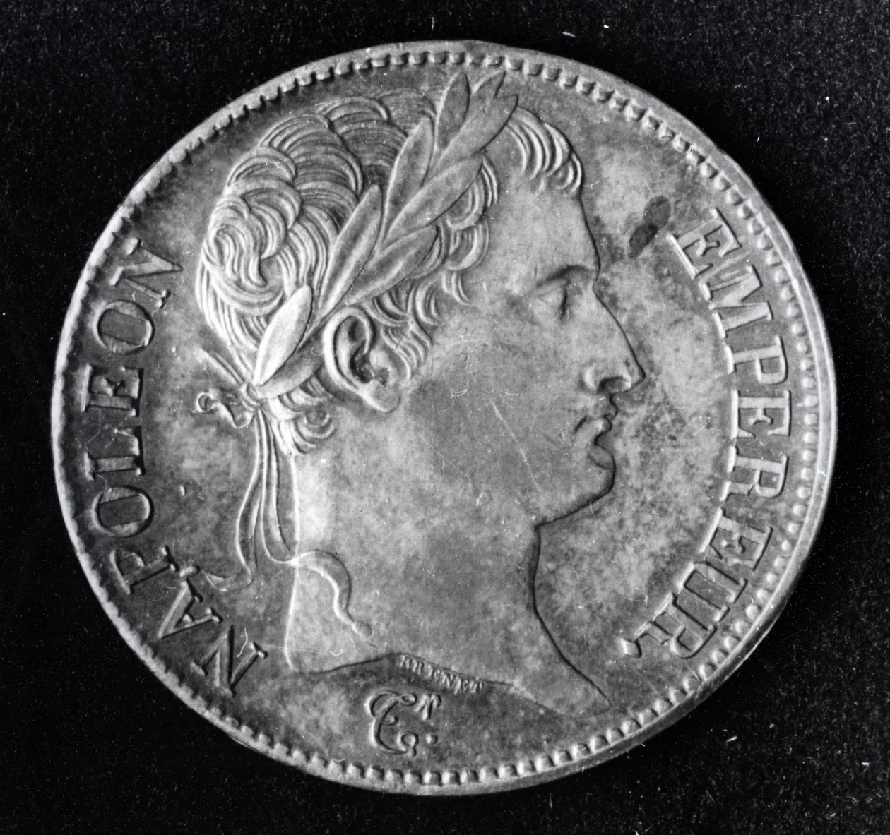 Moneta raffigurante Napoleone I da French School