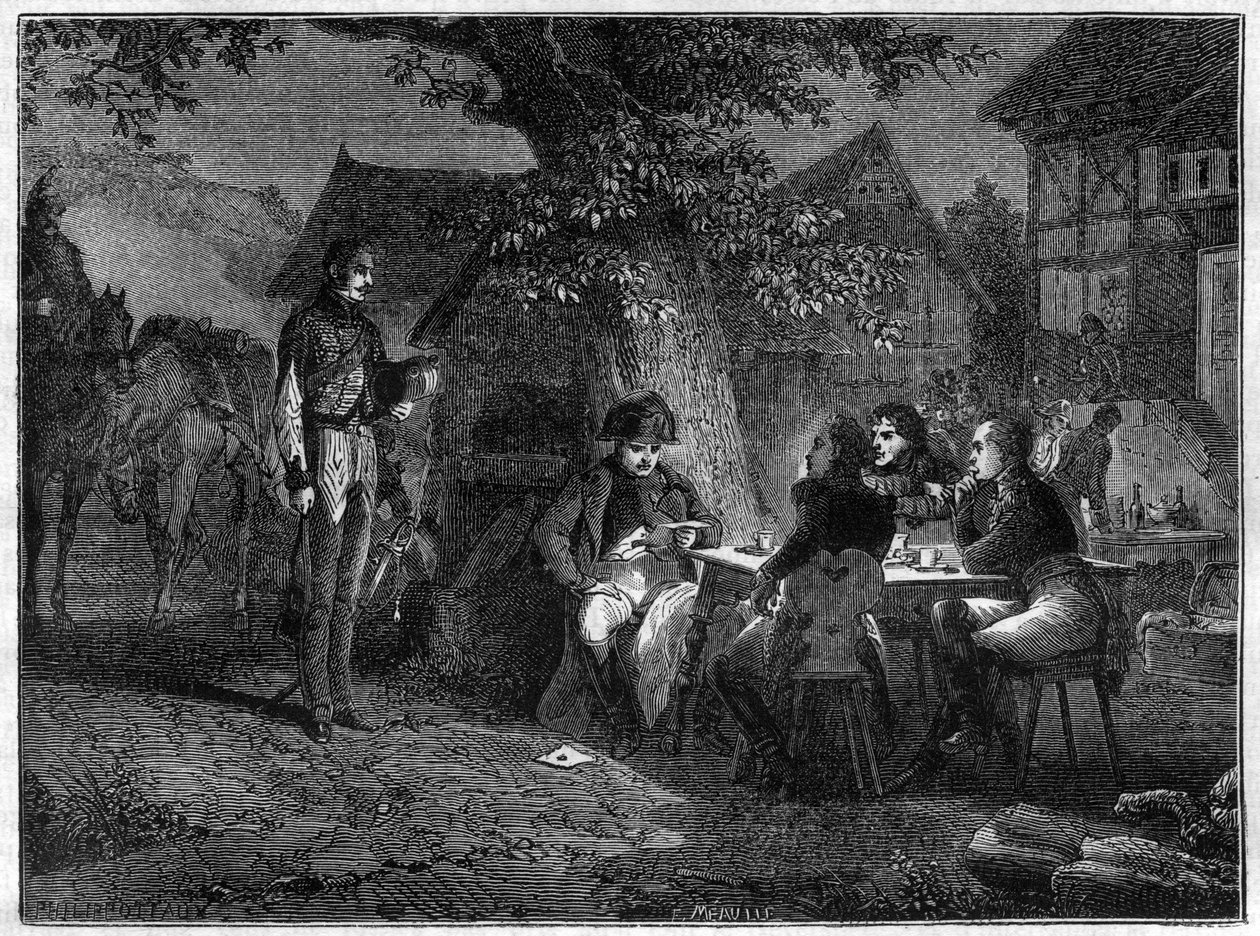 Il sangue freddo di Napoleone apprendendo della sfortunata battaglia di Dennewitz (Germania) l