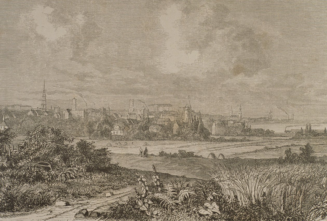 Copenaghen negli anni 1860 da French School