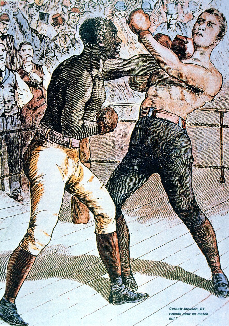 Corbett-Jackson: 61 round per un No Match! 1891 da French School