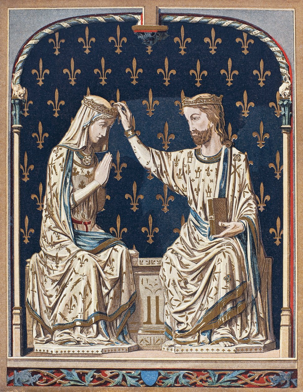 Incoronazione della Vergine in avorio da French School
