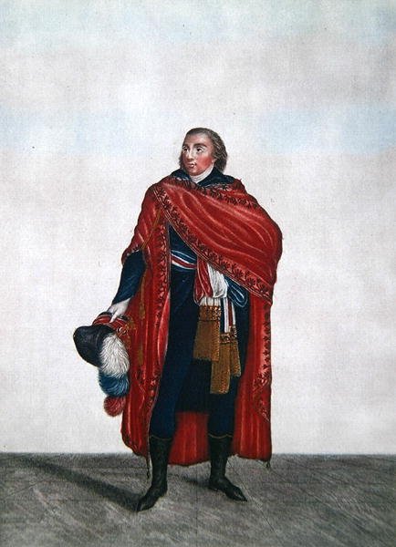 Costume di un Rappresentante del popolo durante il periodo del Direttorio, c.1797 da French School