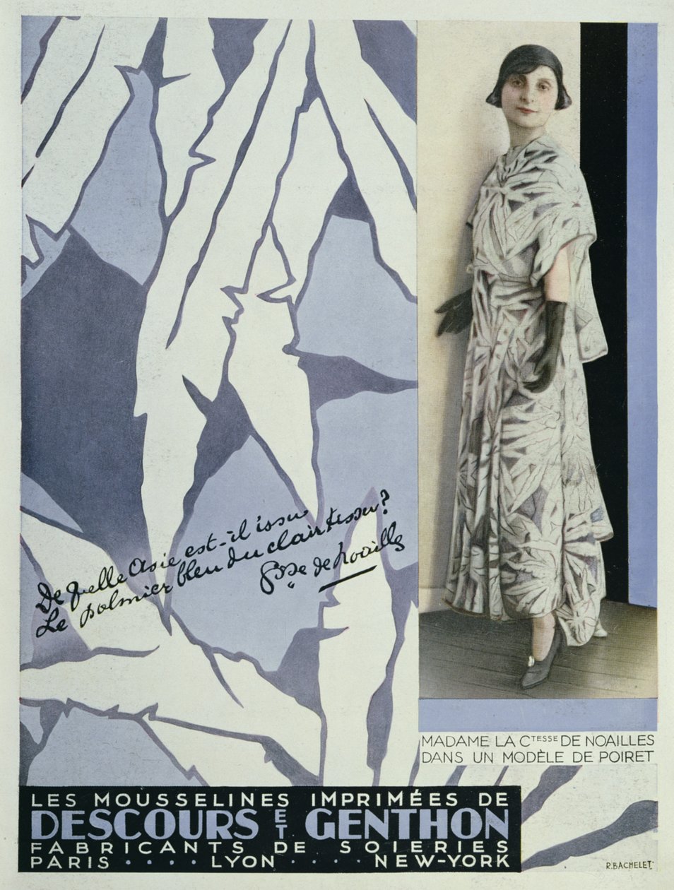 Contessa Anna de Noailles da Vogue, 1930 da French School