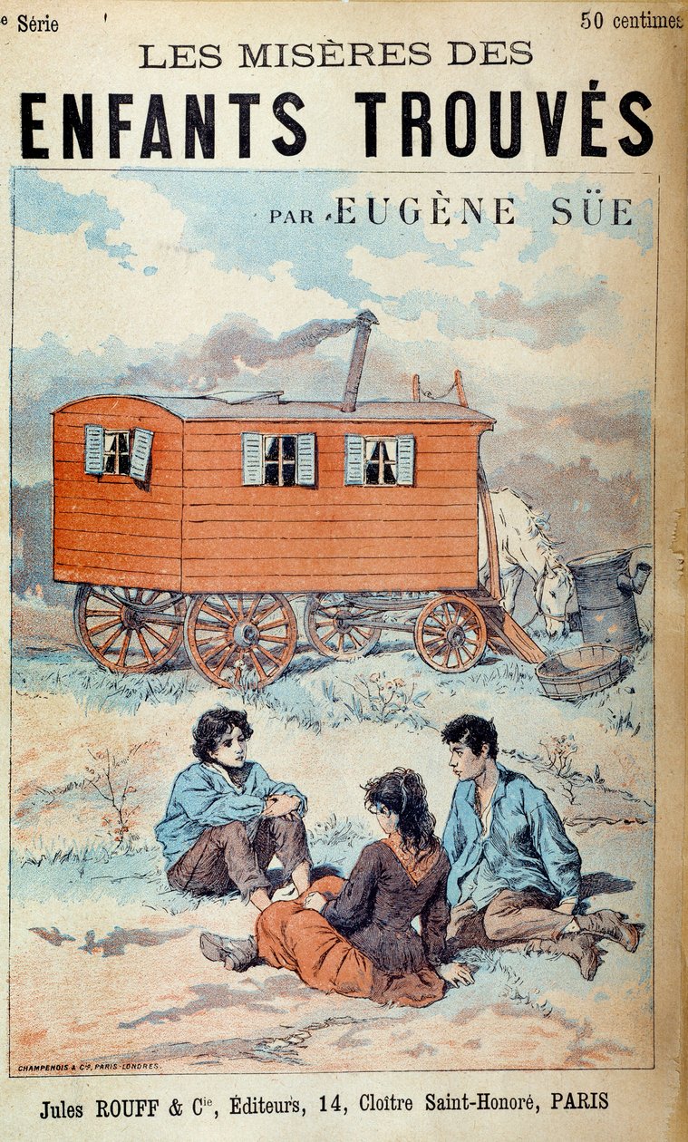 Copertina del libro di Eugene Sue 