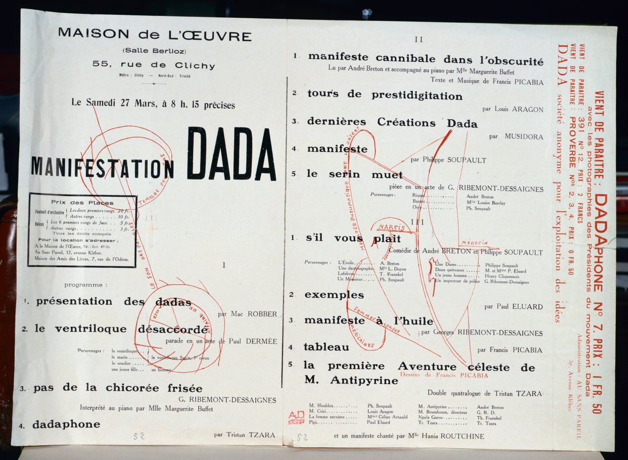Manifestazione dadaista, c.1921 da French School