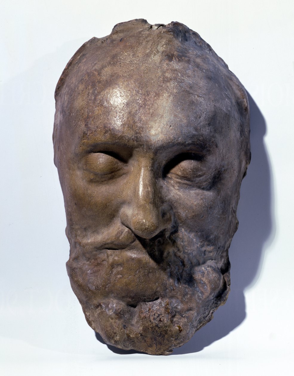 Maschera mortuaria di Enrico IV (1553-1610) Re di Francia da French School