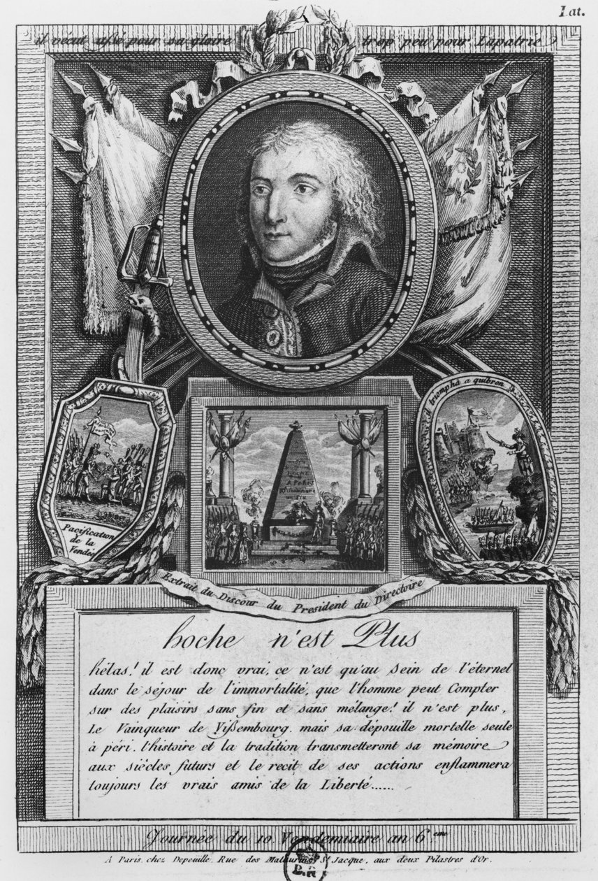 Morte del generale Louis Lazare Hoche da French School