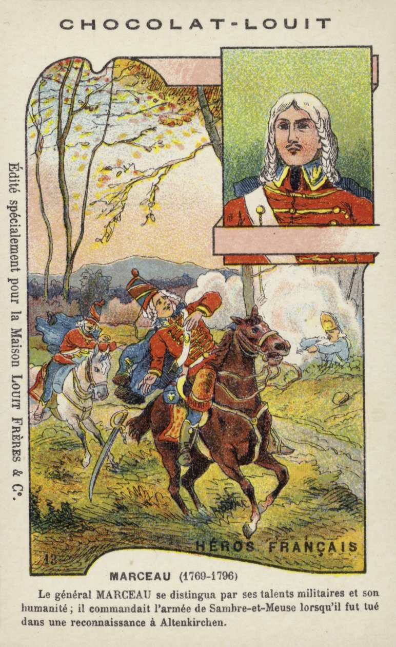 Morte del generale Marceau-Desgraviers, battaglia di Altenkirchen da French School