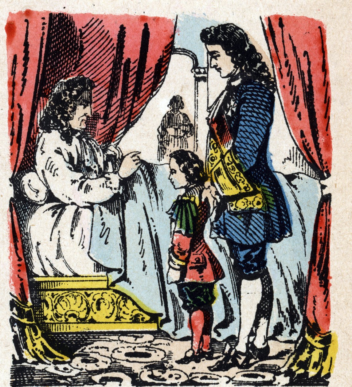 Morte di Luigi XIV a Versailles, 1 settembre da French School