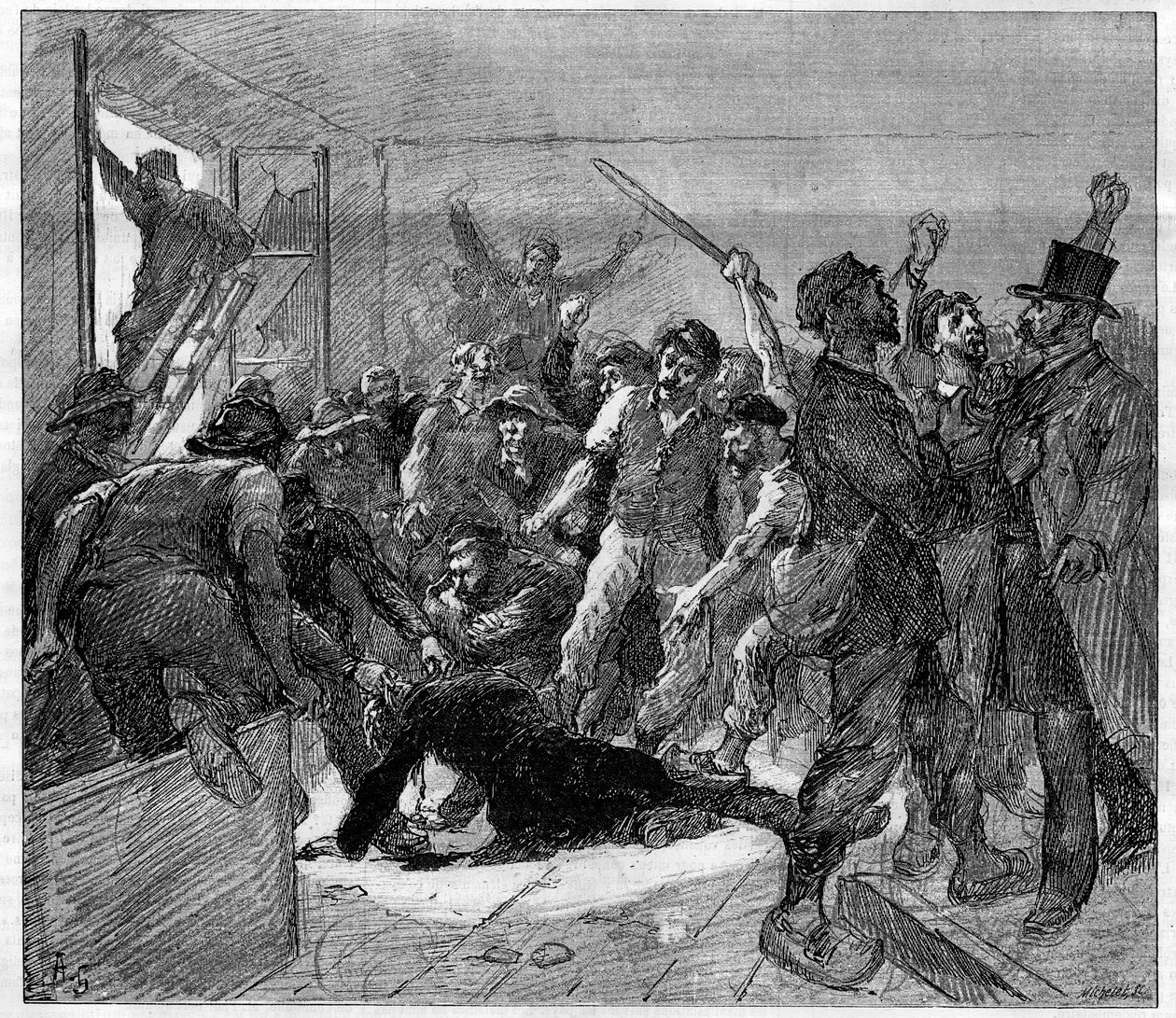 Sciopero dei minatori di Decazeville (Aveyron) nel 1886: l