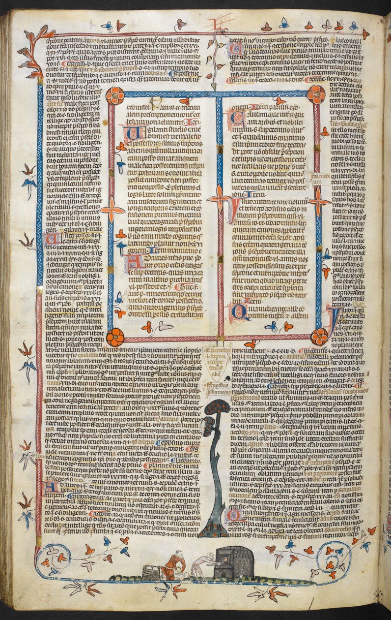 Decretali di Gregorio IX con gloss di Bernardo di Parma (le 