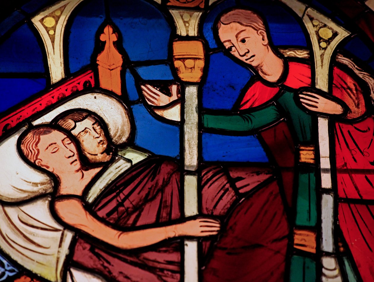 Un servo entra nella stanza di Tobia e Sara, ex Ste Chapelle, Bay E da French School