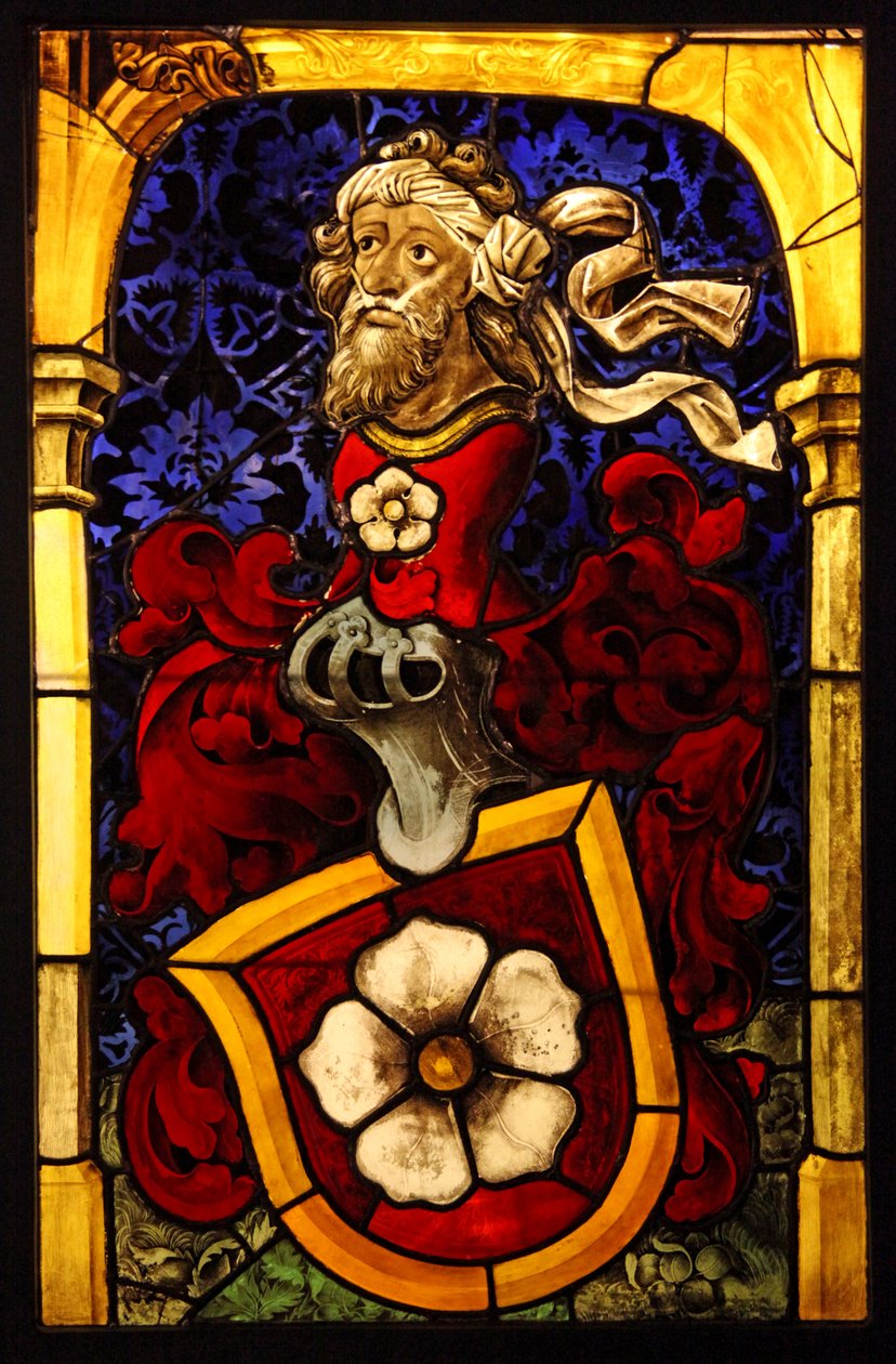 Stemma della famiglia Mullenheim, c.1467. ex bottega di Peter Hemel; Alsazia da French School
