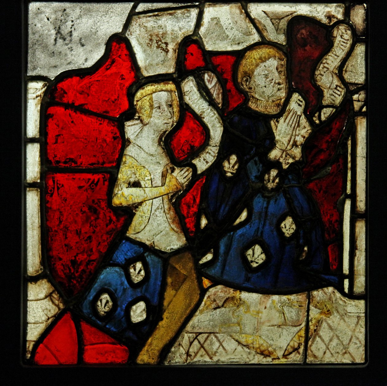 Due porte, originariamente dalla Chiesa di Betton, Bretagna da French School