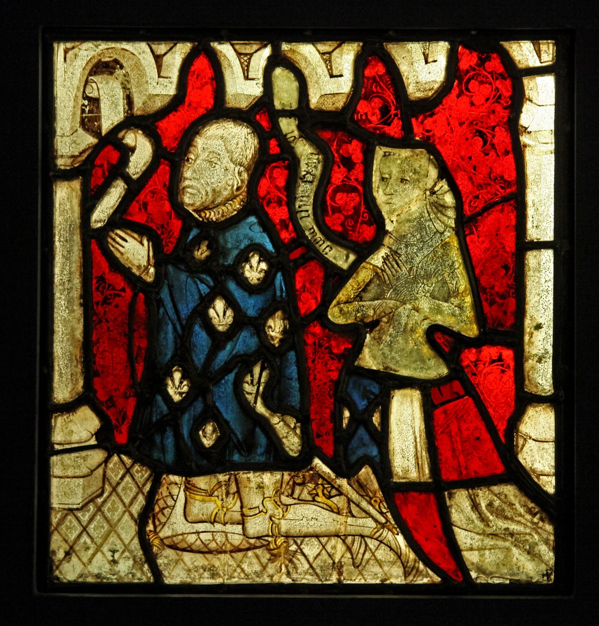 Due porte, originariamente dalla Chiesa di Betton, Bretagna da French School