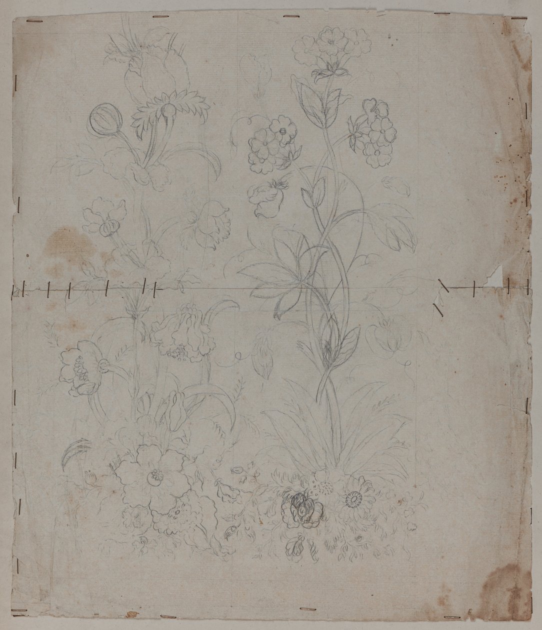 Disegno di design, fine XVIII secolo da French School