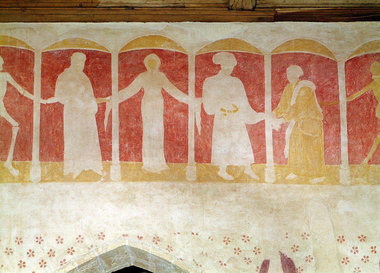 Dettaglio della Danza della Morte, c.1460 da French School
