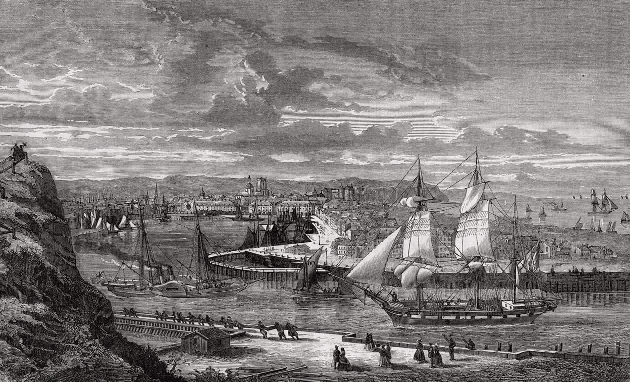 Dieppe nel XVIII secolo, da 