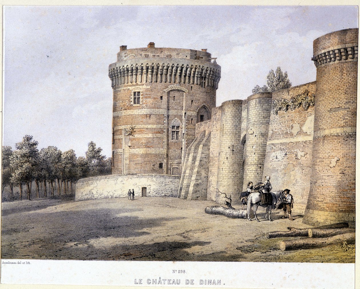 Castello di Dinan da French School