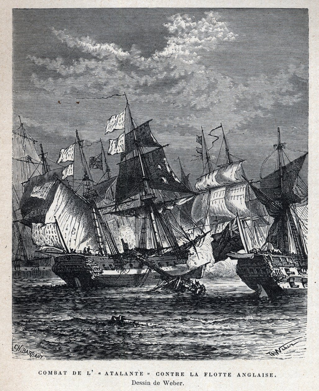 Scoperta del Canada: battaglia della nave francese "l
