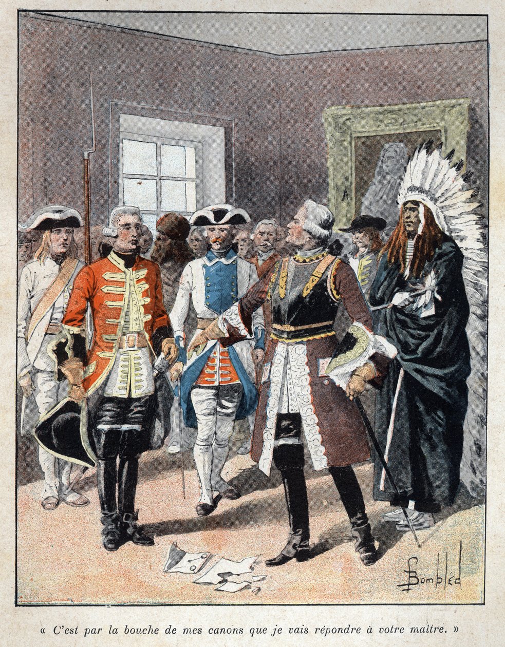 Scoperta del Canada: Louis de Buade, Conte di Frontenac riceve l