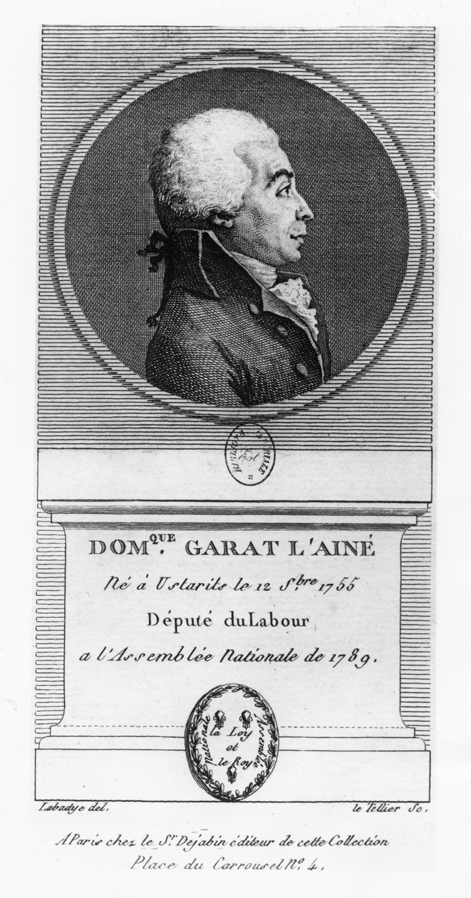 Dominique-Joseph, Conte de Garat da French School