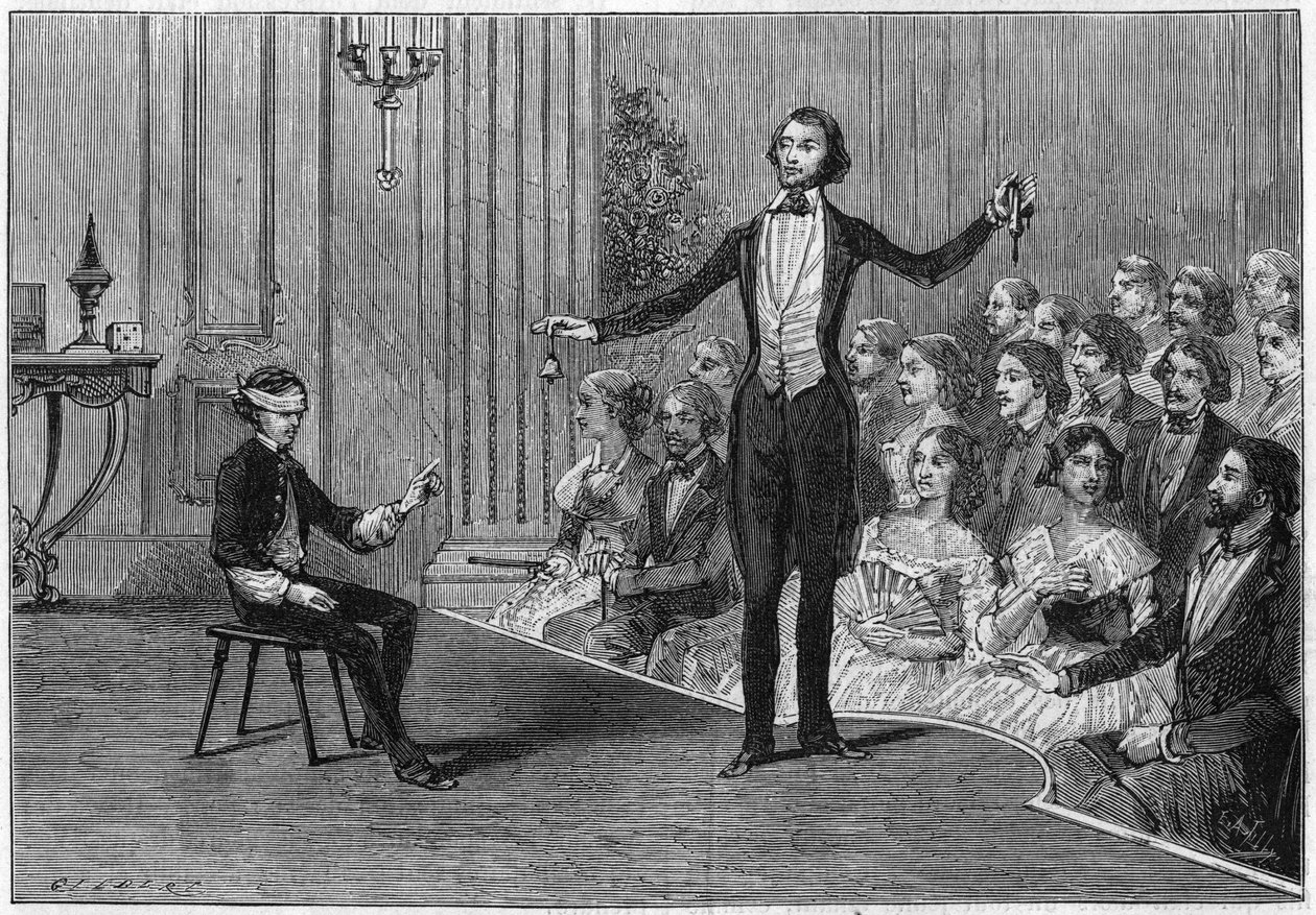Doppia vista. Esperimenti eseguiti da Robert-Houdin (Jean-Eugene Robert Houdin) da French School