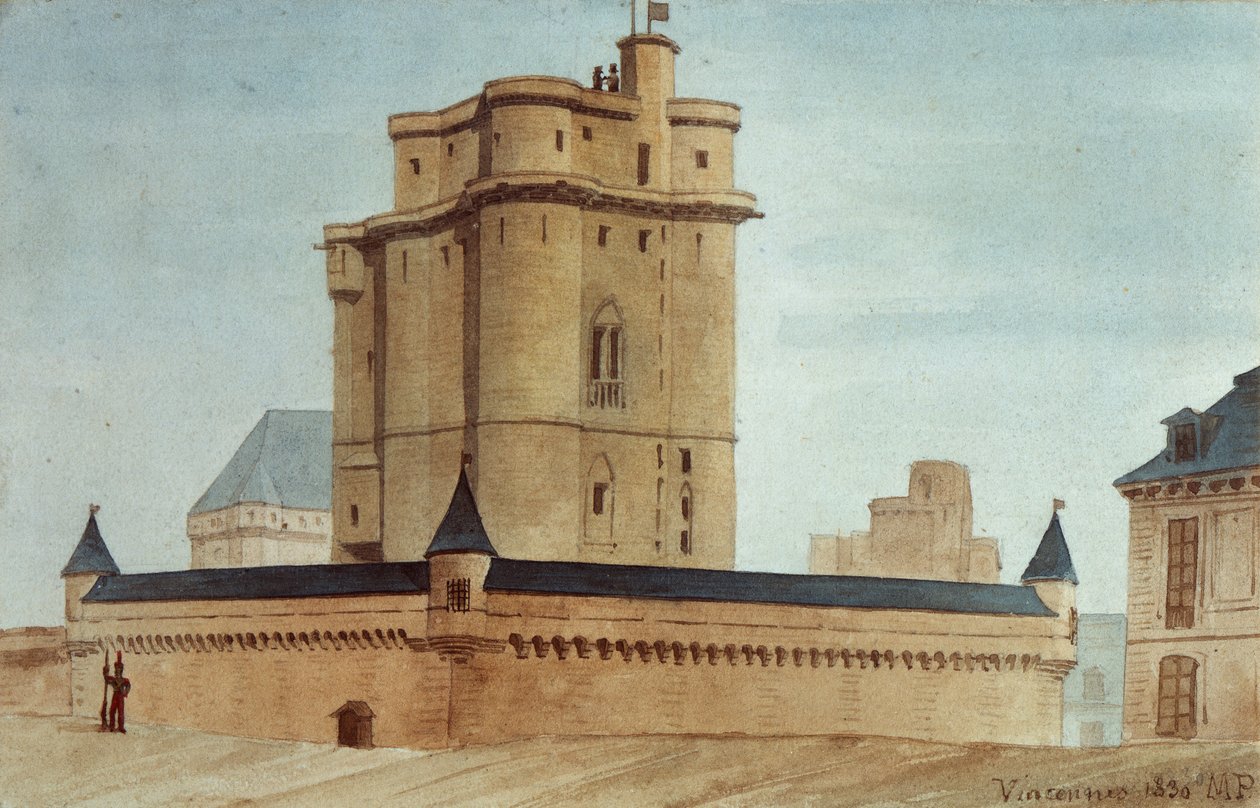 Prigione del castello di Vincennes da French School