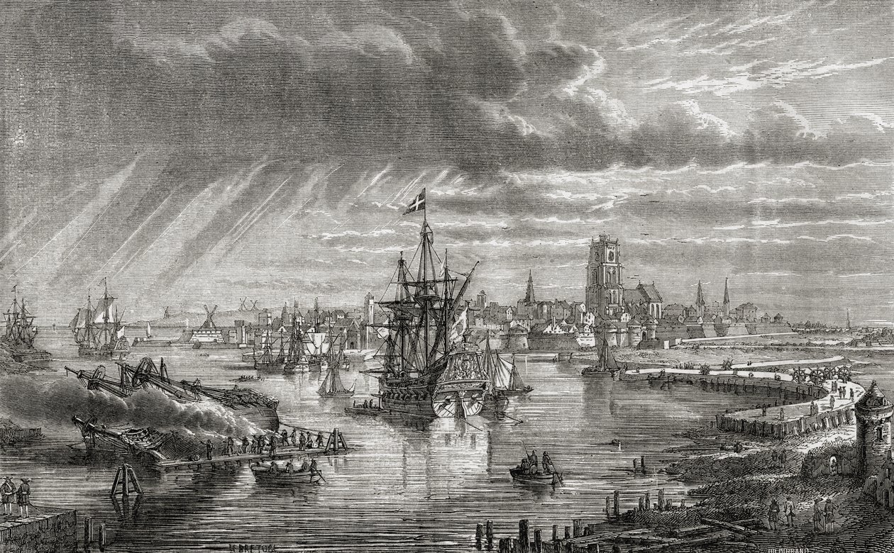 Dunkerque, Francia, nel XVIII secolo, da 