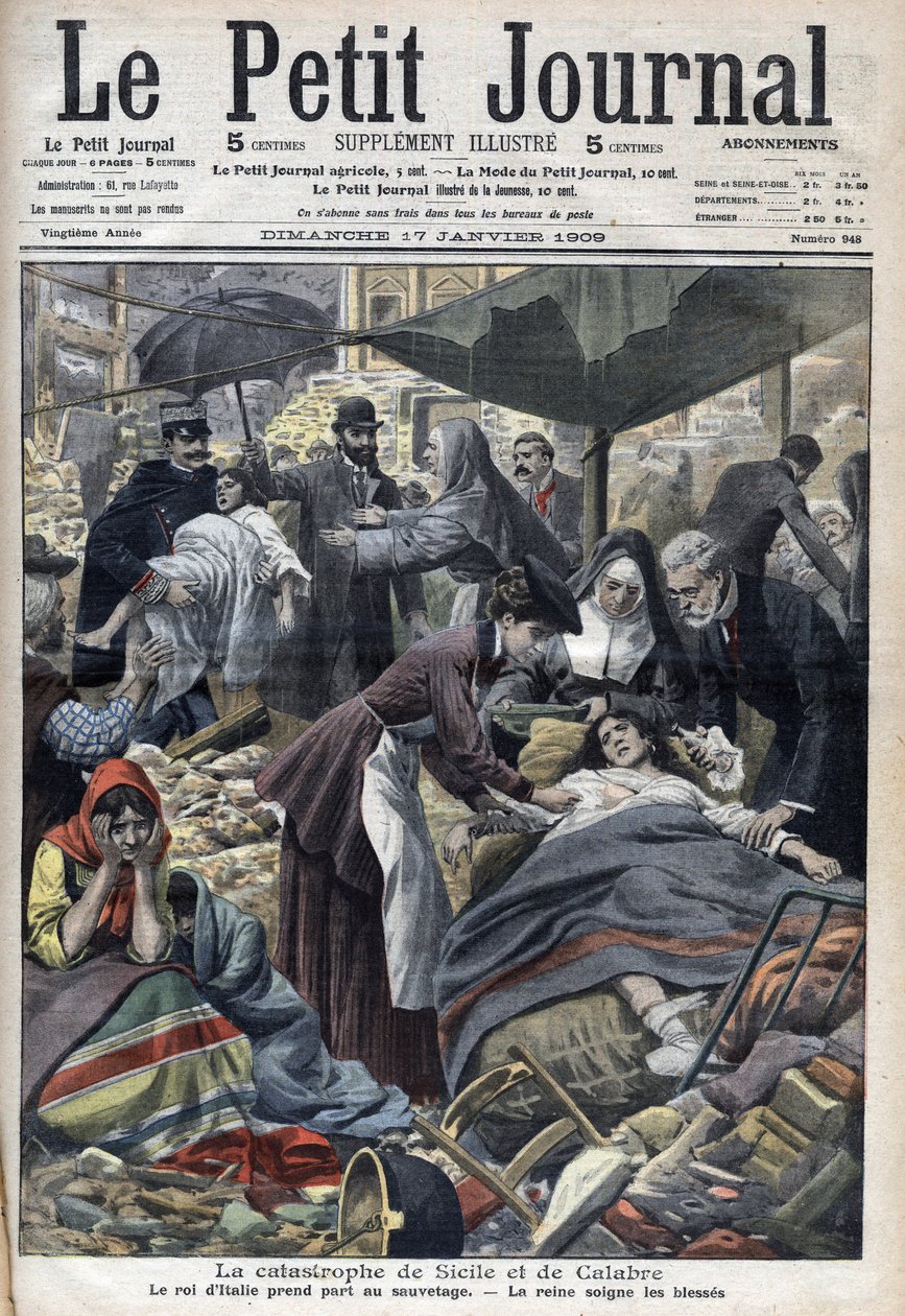 Terremoto in Sicilia, Calabria 1909 - 