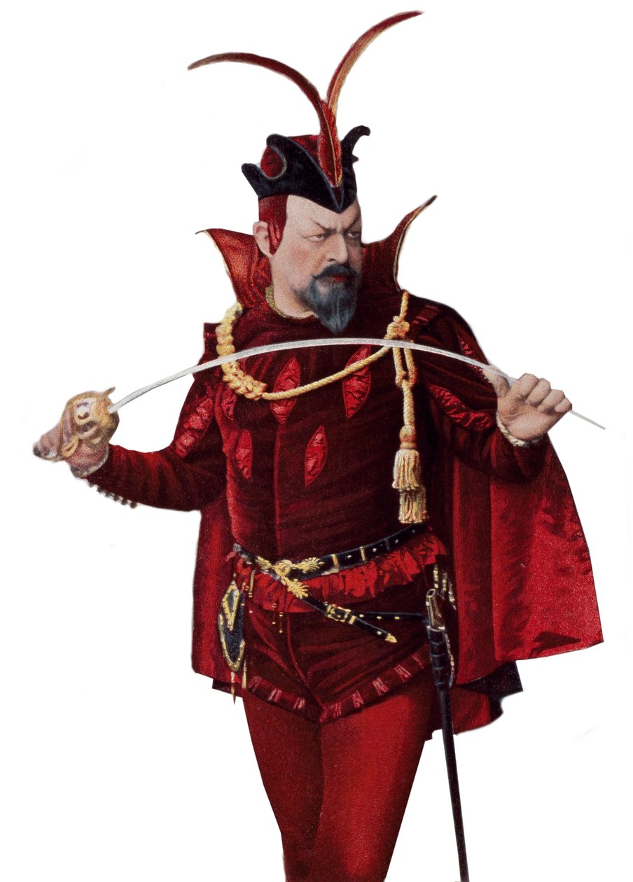 Edouard de Reszke nel ruolo di Mefistofele - Edouard de Reszke nel ruolo di Mefistofele in 