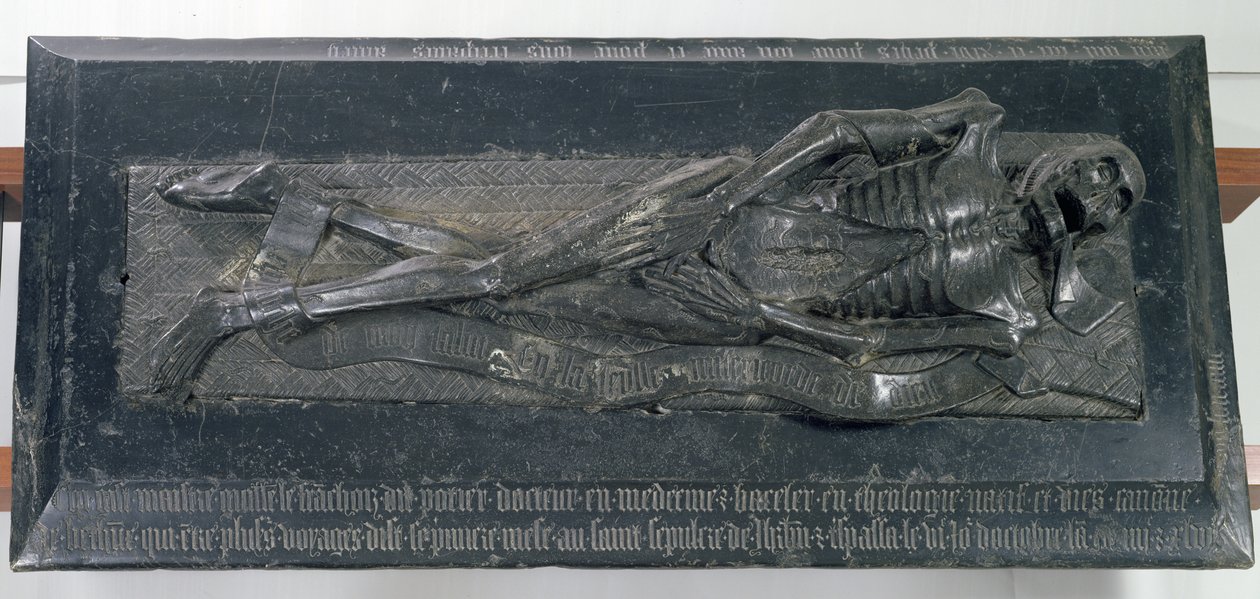 Effigie di Guillaume Lefranchois (m.1446) noto come Potier, Dottore e Canonico di Bethune, 1446 da French School