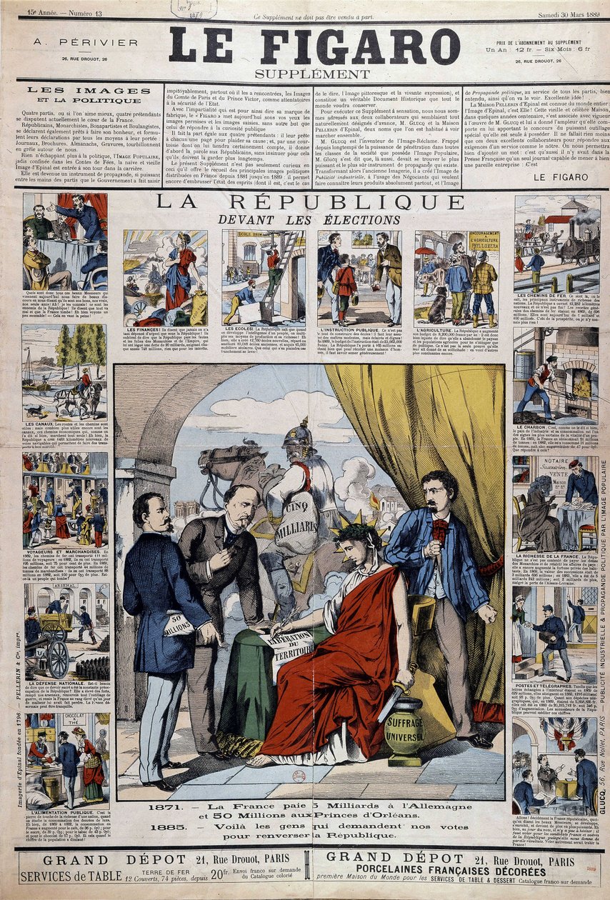 Elezione: la Repubblica prima delle elezioni - in supplemento del “Figaro” da French School