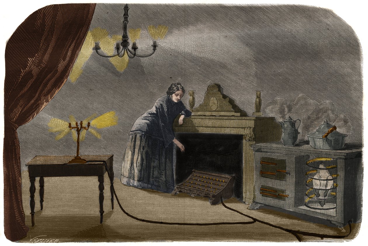Incisione del 1857 in "Le Musee Des Sciences" (incisione) da French School