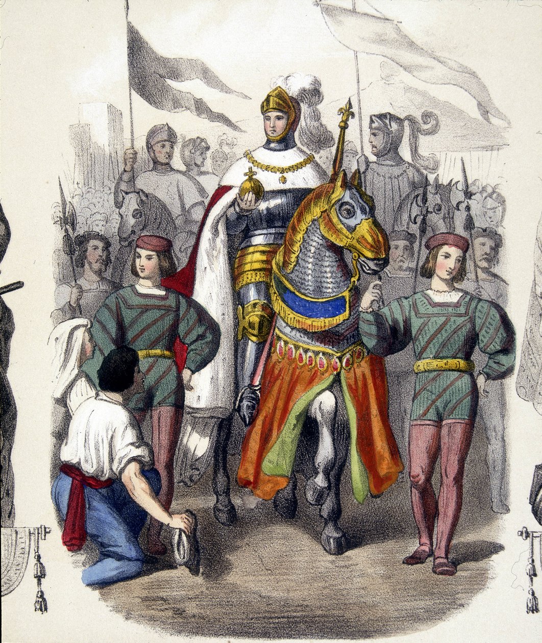 Ingresso di Carlo VIII a Napoli il 22 febbraio da French School