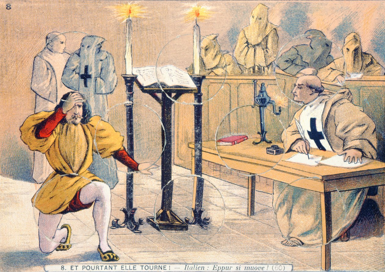 Eppur si muove, Il Processo di Galileo Galilei (1564-1642) nel 1633 da French School