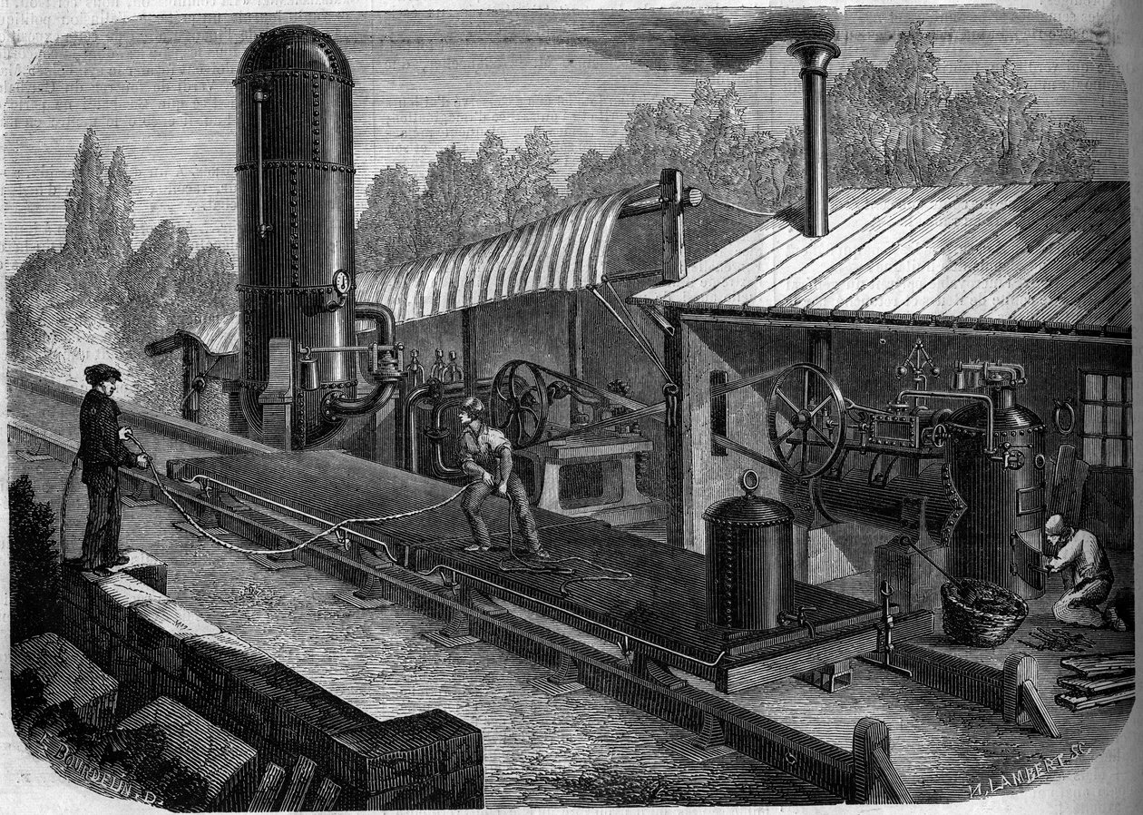 Saggio di una ferrovia idraulica inventata dall