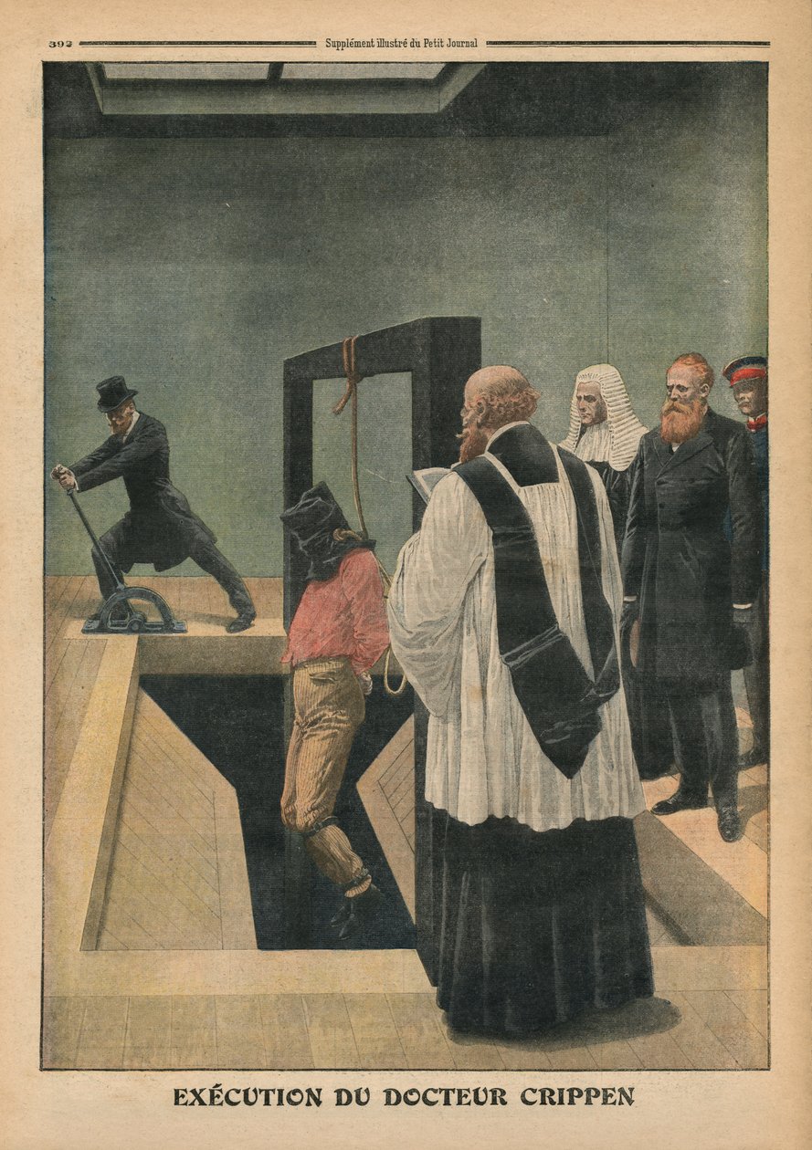 Esecuzione del dottor Crippen, illustrazione da 