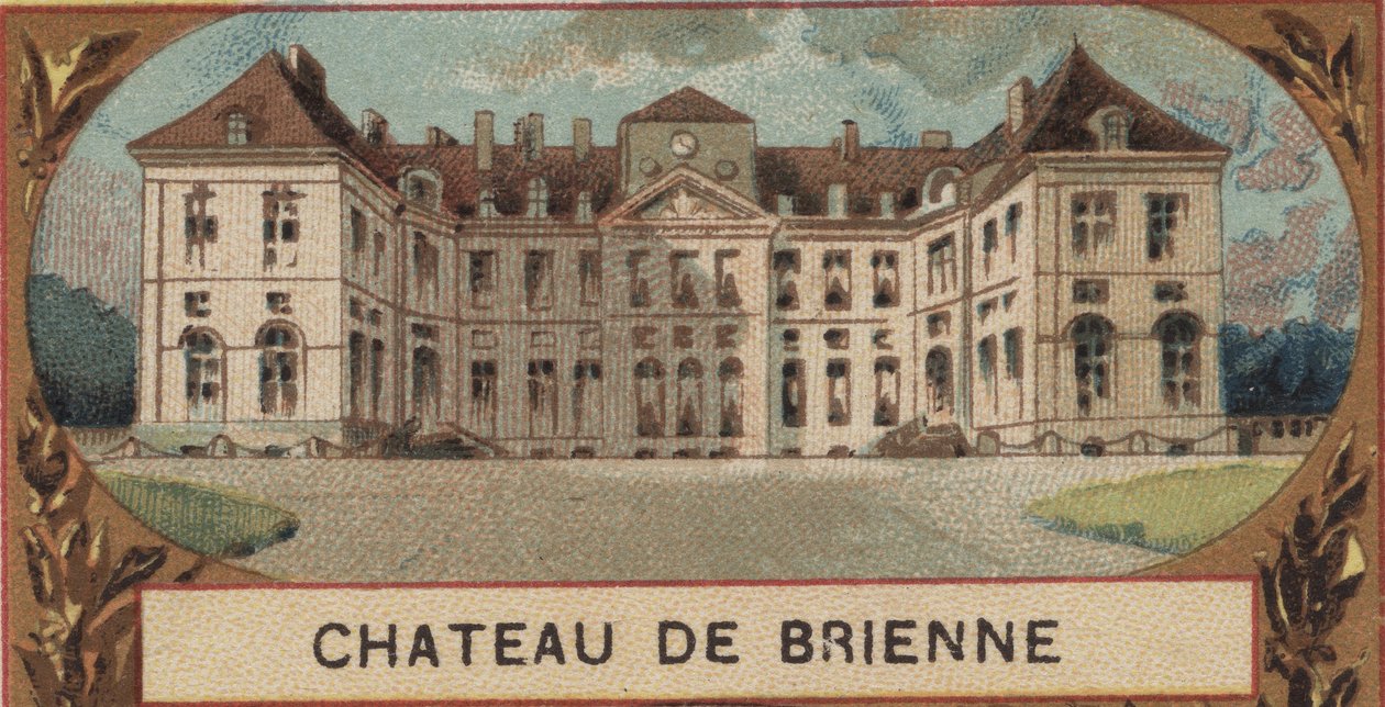 Vista esterna del Castello di Brienne-le-Château nell