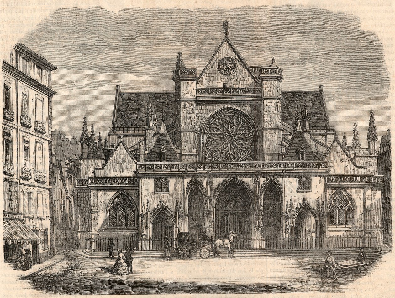 Veduta esterna della chiesa Saint-Germain l