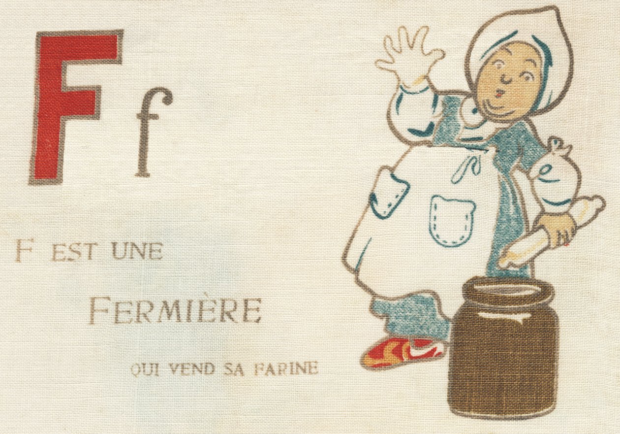 F è una contadina che vende la sua farina da French School