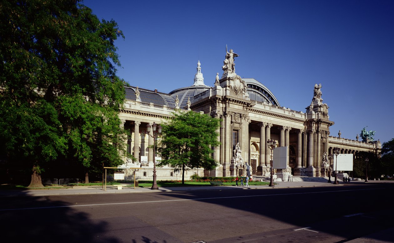 Facciata del Grand Palais, costruito da Henri Deglane (1855-1931), Albert Louvet (1860-1936) e Albert Thomas (1847-1907), 1897-1900 da French School