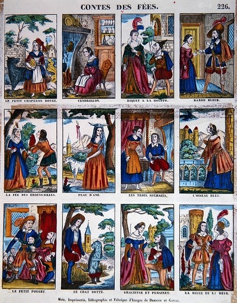 Fiabe, c.1840 da French School