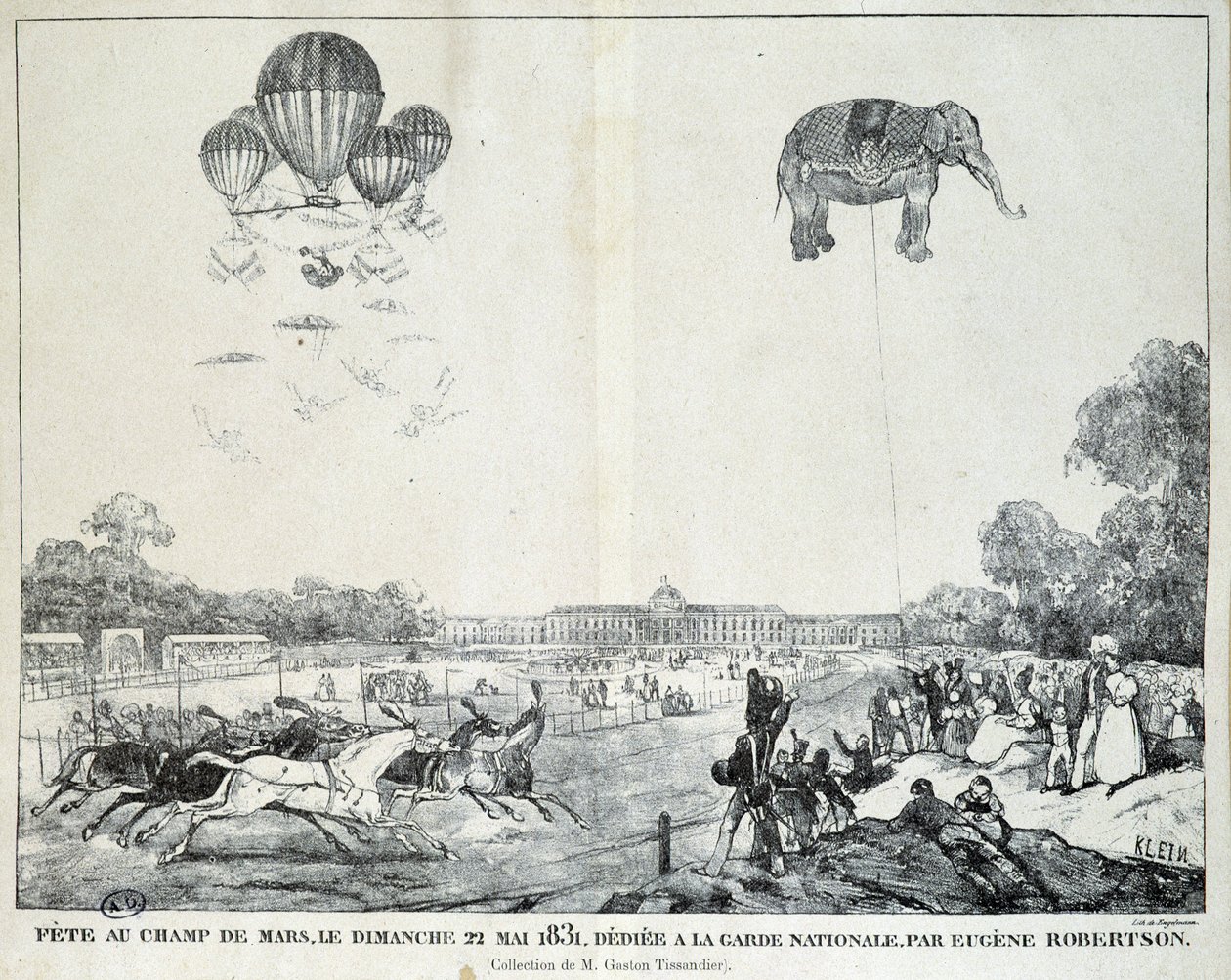 Festa della Guardia Nazionale al Champ de Mars, 22 maggio da French School